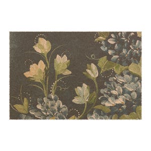 Hydrangea Flowers Doormat, Floral Home Decor, Housewarming Gift, Entryway Rug, Front Door Mat, Indoor Outdoor Welcome Mat