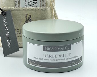 BARBERSHOP Soy, Coco, Apricot cream Scented Candle
