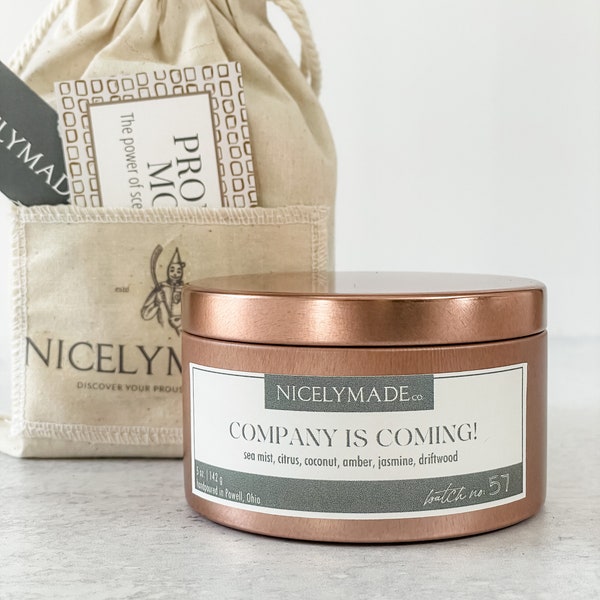 COMPANY IS COMING! Premium Scented Candle
