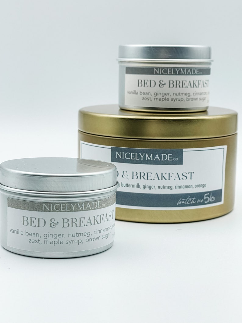 BED & BREAKFAST Premium Scented Candle image 3