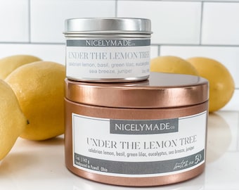 Lemon Tree Scented Candle: Calabrian Lemon, Basil & Eucalyptus
