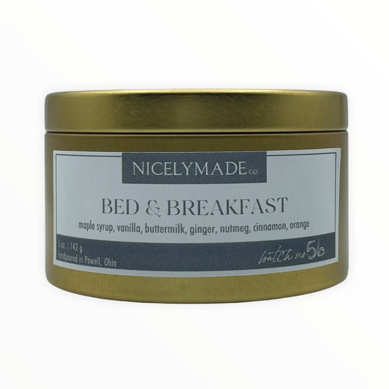 BED & BREAKFAST Premium Scented Candle image 2