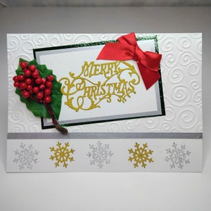 Boxed Christmas card, luxury Christmas card, handmade Christmas card, seasonal cards, luxury handmade Christmas cards, personalised card.