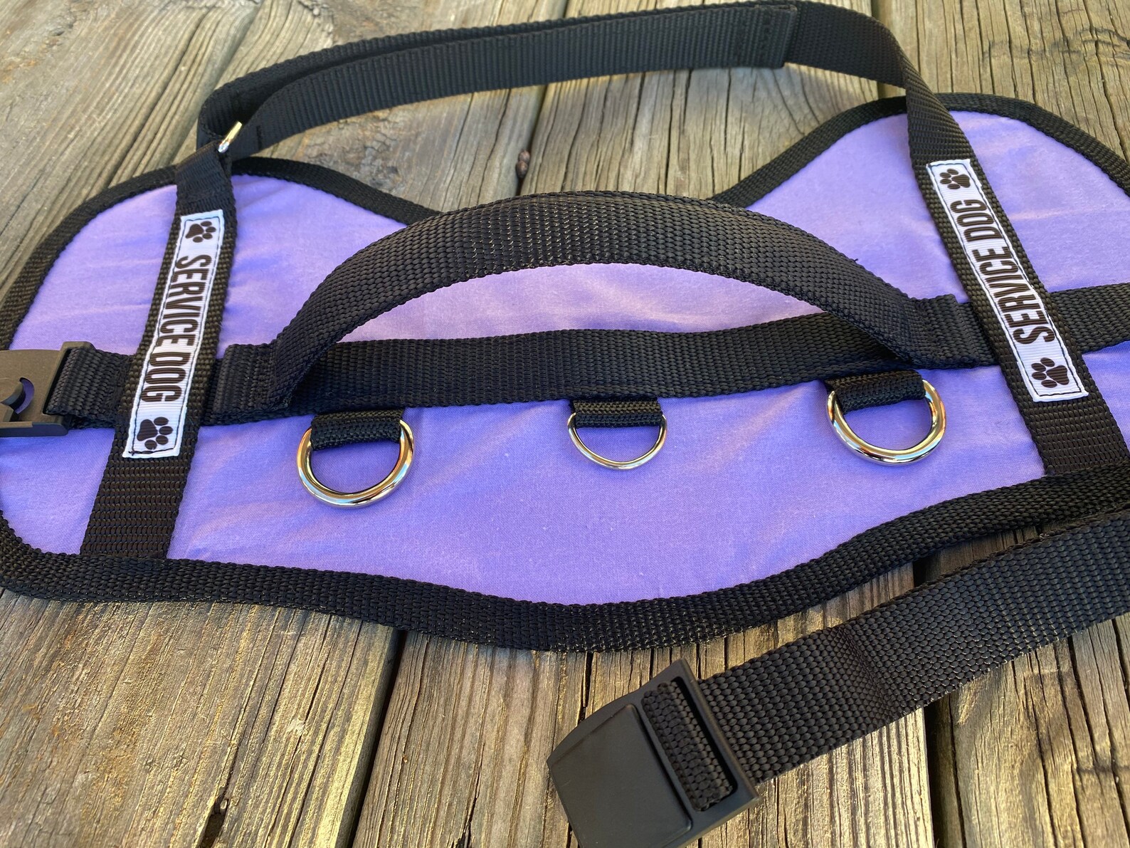 Service Dog Purple Harness Etsy