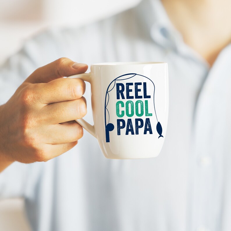 Download Reel Cool Papa SVG Fishing SVG for Dad and Grandpa Great for | Etsy