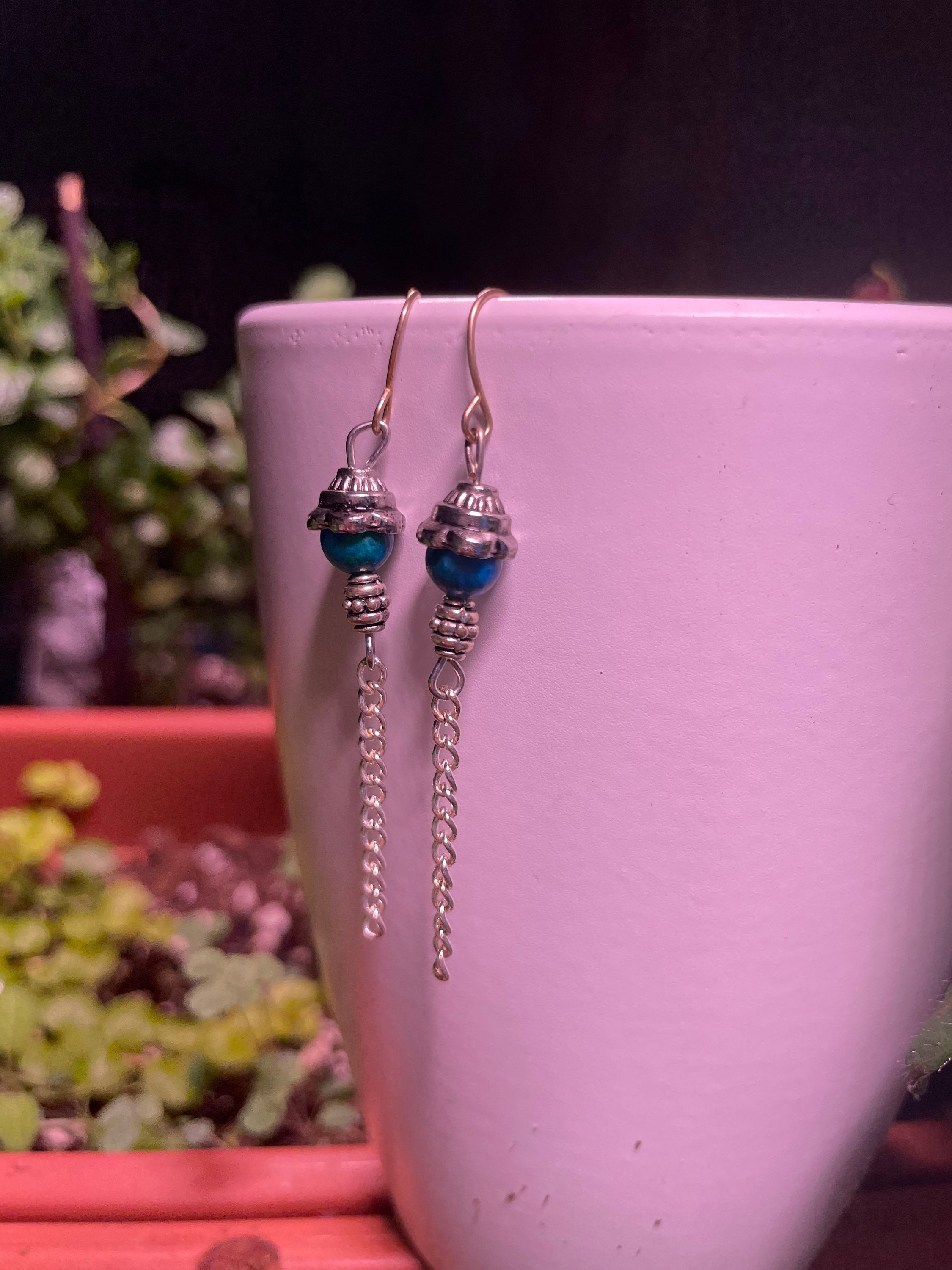 Stone Earrings Dangle earrings Etsy