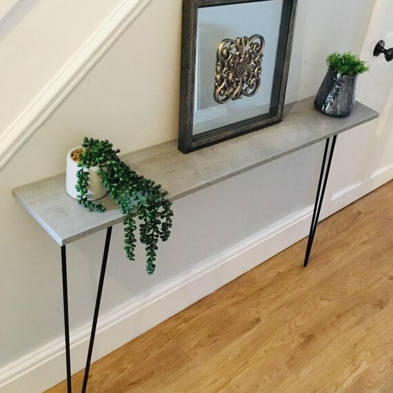 tall console table lamps