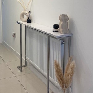 CONSOLE TABLE - Beautiful marble effect top- gloss or matt finish