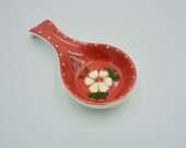Oneida Spoon Rest in the Sunset Bouquet Pattern - Discontinued