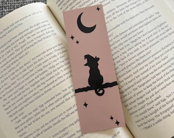 Witch Cat Bookmark - Witchy Bookmark - Cat Bookmark