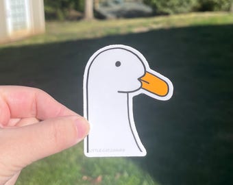 Sir Duck Sticker - Cute Duck Sticker - Vinyl Sticker