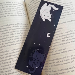 Space Cats Bookmark - Cat Bookmark