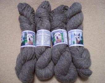 List Price is 40% Off:  Alpaca Yarn – Grey Ghost and Chillatte (2 ply worsted weight)