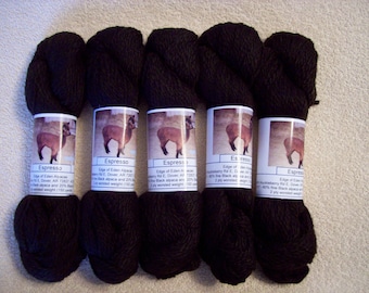 Alpaca Yarn – Espresso (2 ply worsted weight)