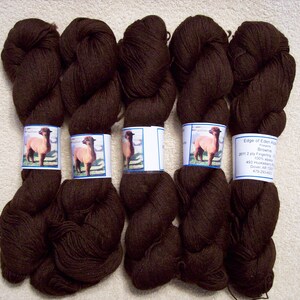 Alpaca Yarn – Jackson Brown (2 ply Fingerling weight)