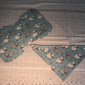 Bandana Bib & Burp Cloth Set