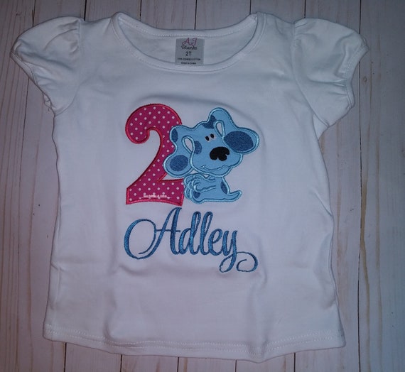 Blues Clues Birthday Shirt Embroidery 