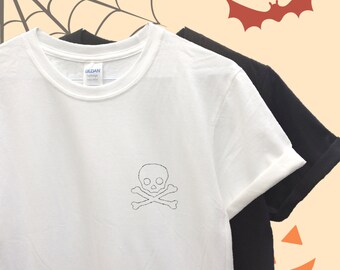 Shirts Hemden Skull Crossbones T Shirt Pirate Gangster Slogan Tee Gift Funny Present Captain T Shirts