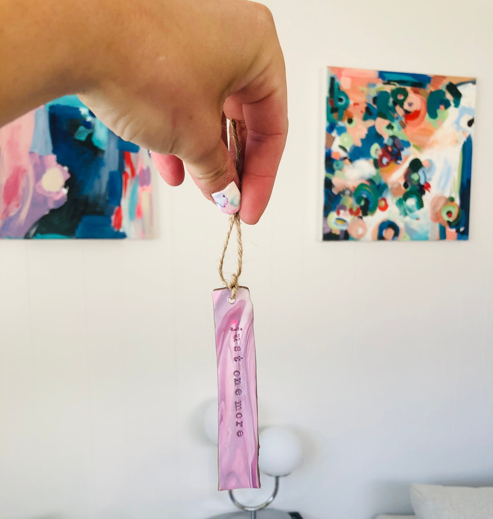 Polymer Clay Bookmark Etsy