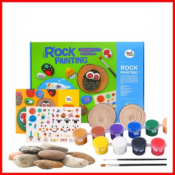 Stone Painting Kit For Kids Etsy