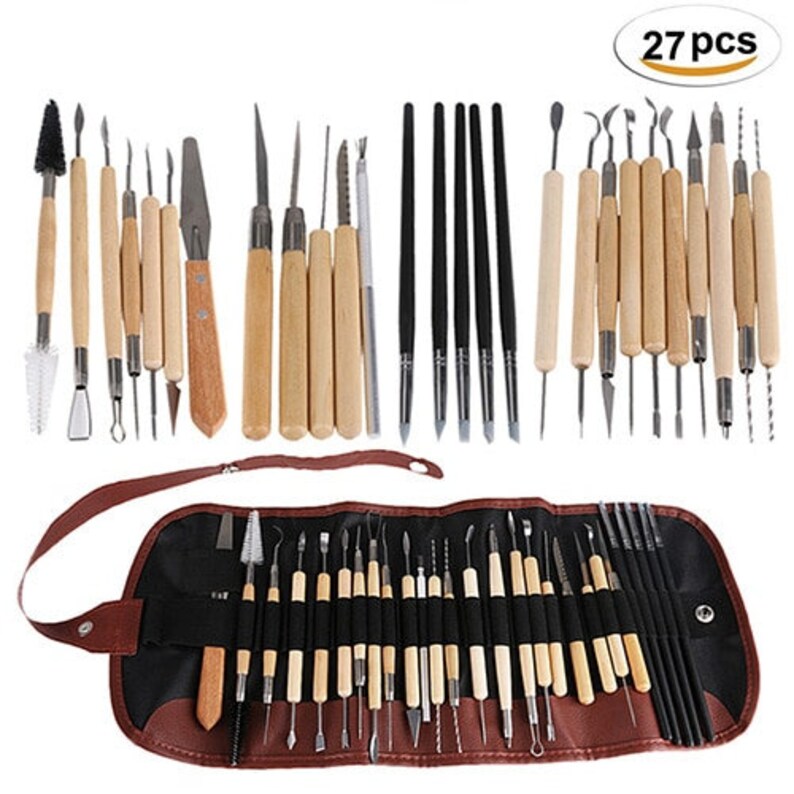 Pottery tools for clay shaping tools sculpting tool kit Etsy