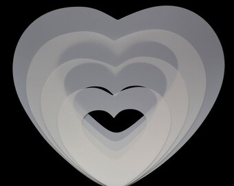 Heart Stencil Cake - Etsy