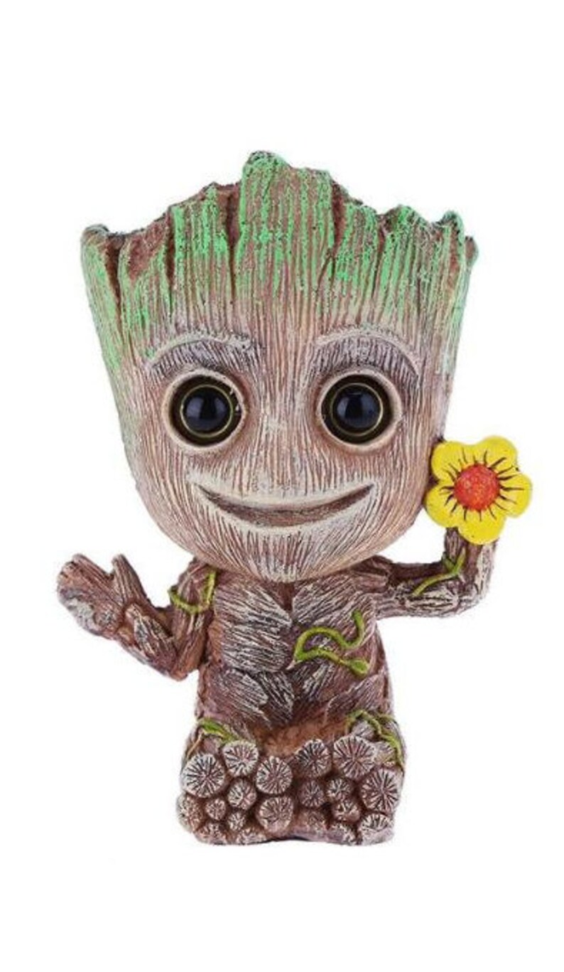 Aquarium decoration baby Groot fish tank decor air pump bubble Etsy