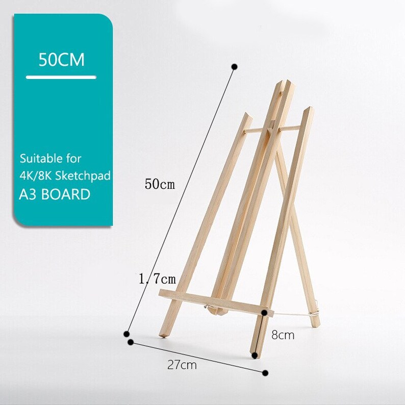 Wood Easel Stand A5/A4/A3 Drawing Easel for Canvases Etsy UK
