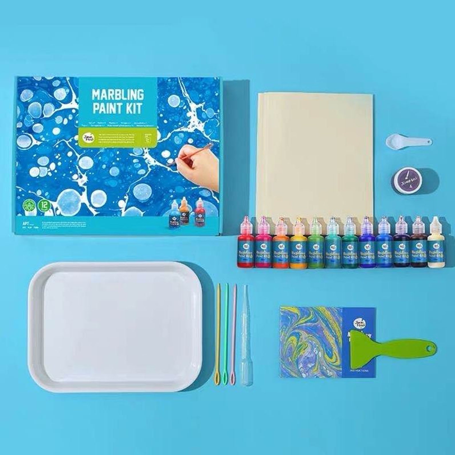 Marble Painting Kit For Kids and Adults DIY Drawing Tools Etsy
