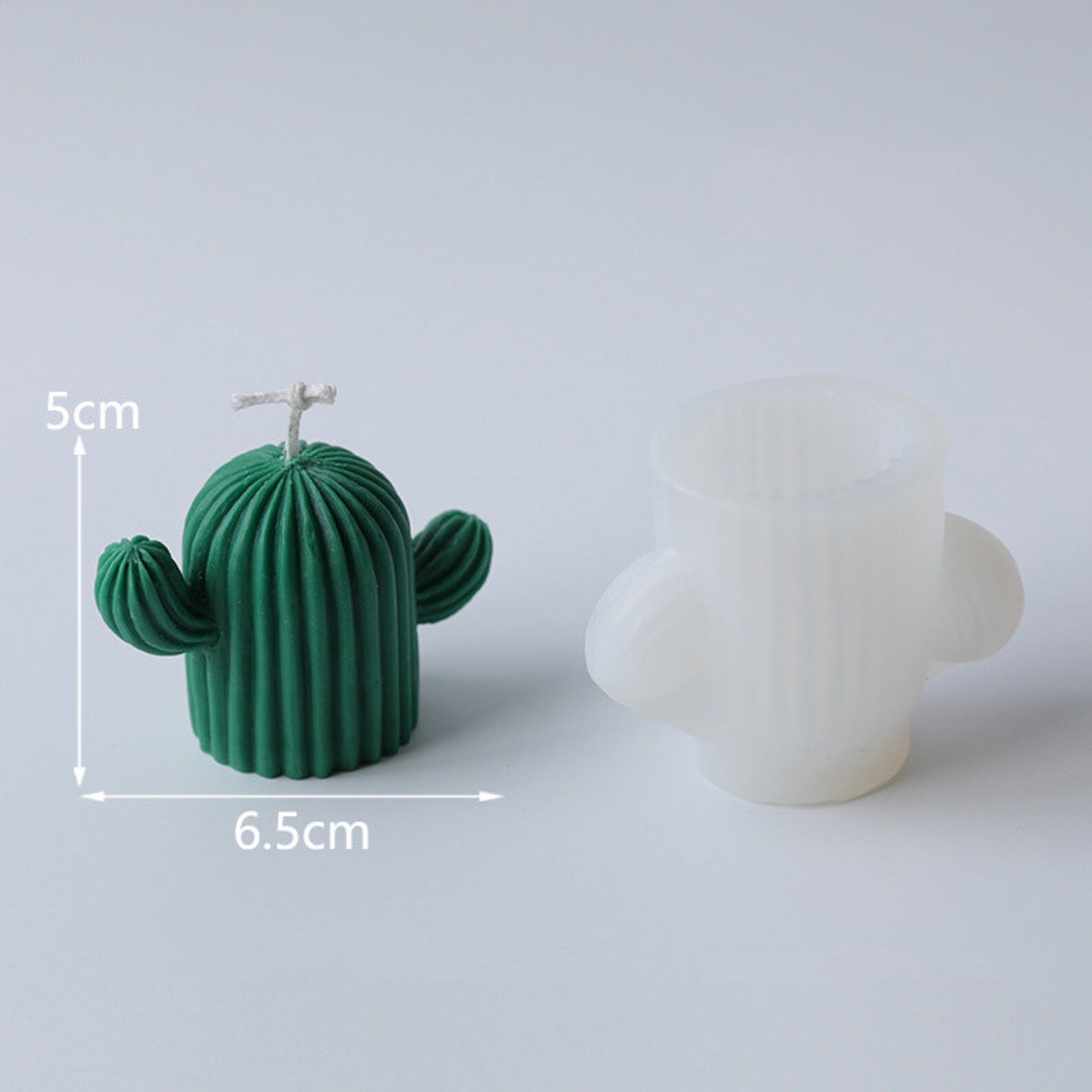 Cactus Candle Molds Cacti Succulent Silicone Mould for Mini Etsy