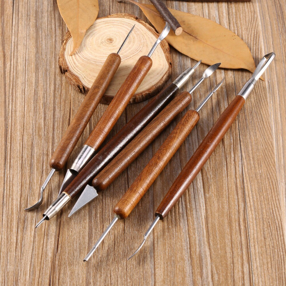 Clay shaping tool set clay sculpting tools 6pc set pottery Etsy