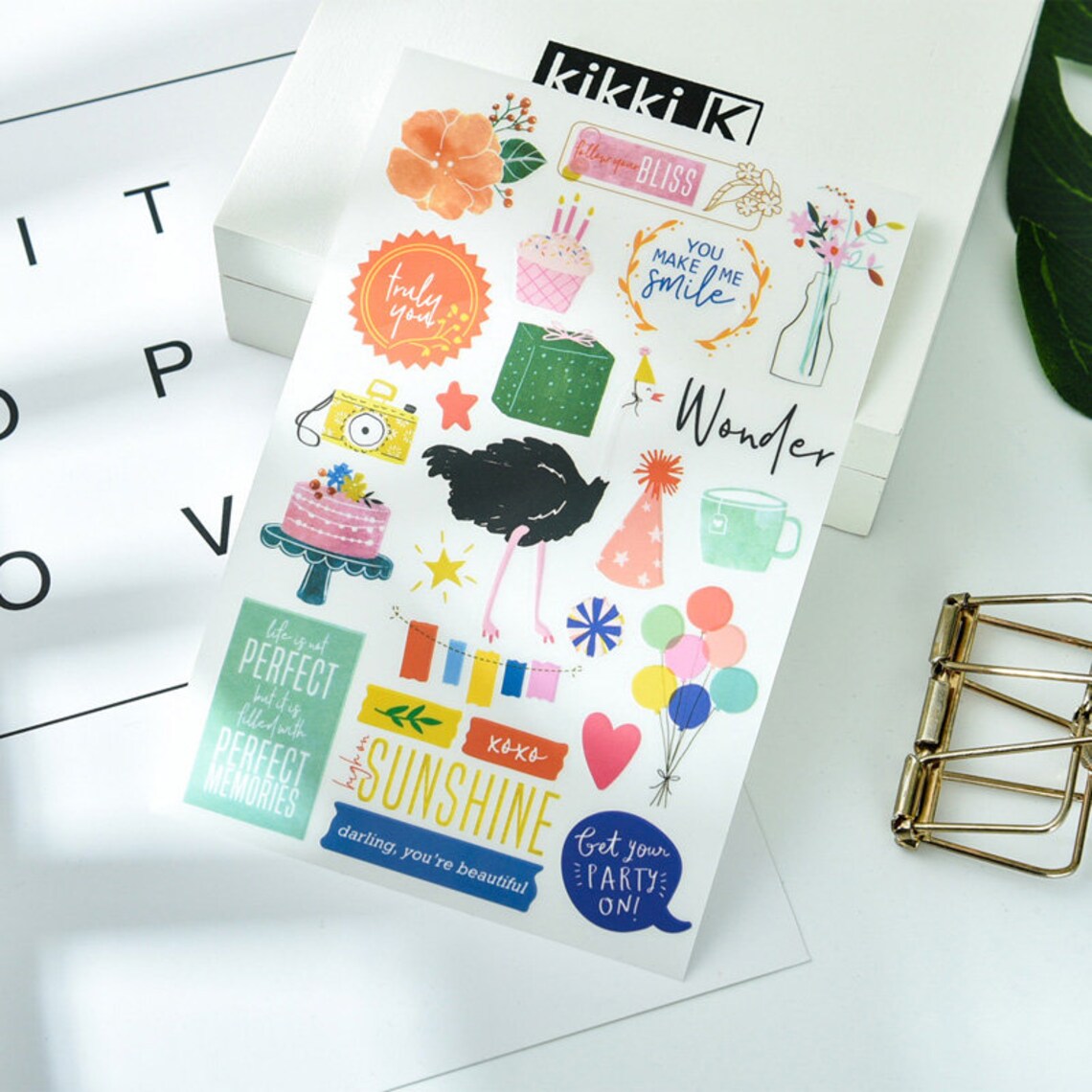 Transfer Stickers 4 Sheets Etsy