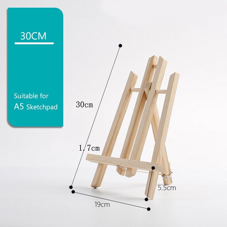 Wood Easel Stand A5/A4/A3 Drawing Easel for Canvases Etsy UK