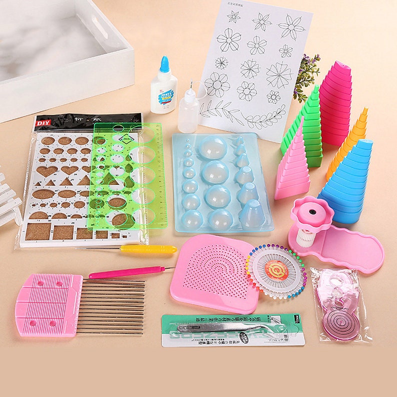 Quilling Paper Tool Set Quilling Tools DIY Craft Kit for Kids Etsy