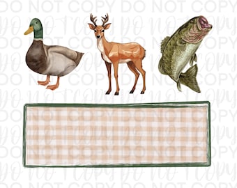 Kids PNG, Boys Sublimation, Hunting, Fishing, Digital Download