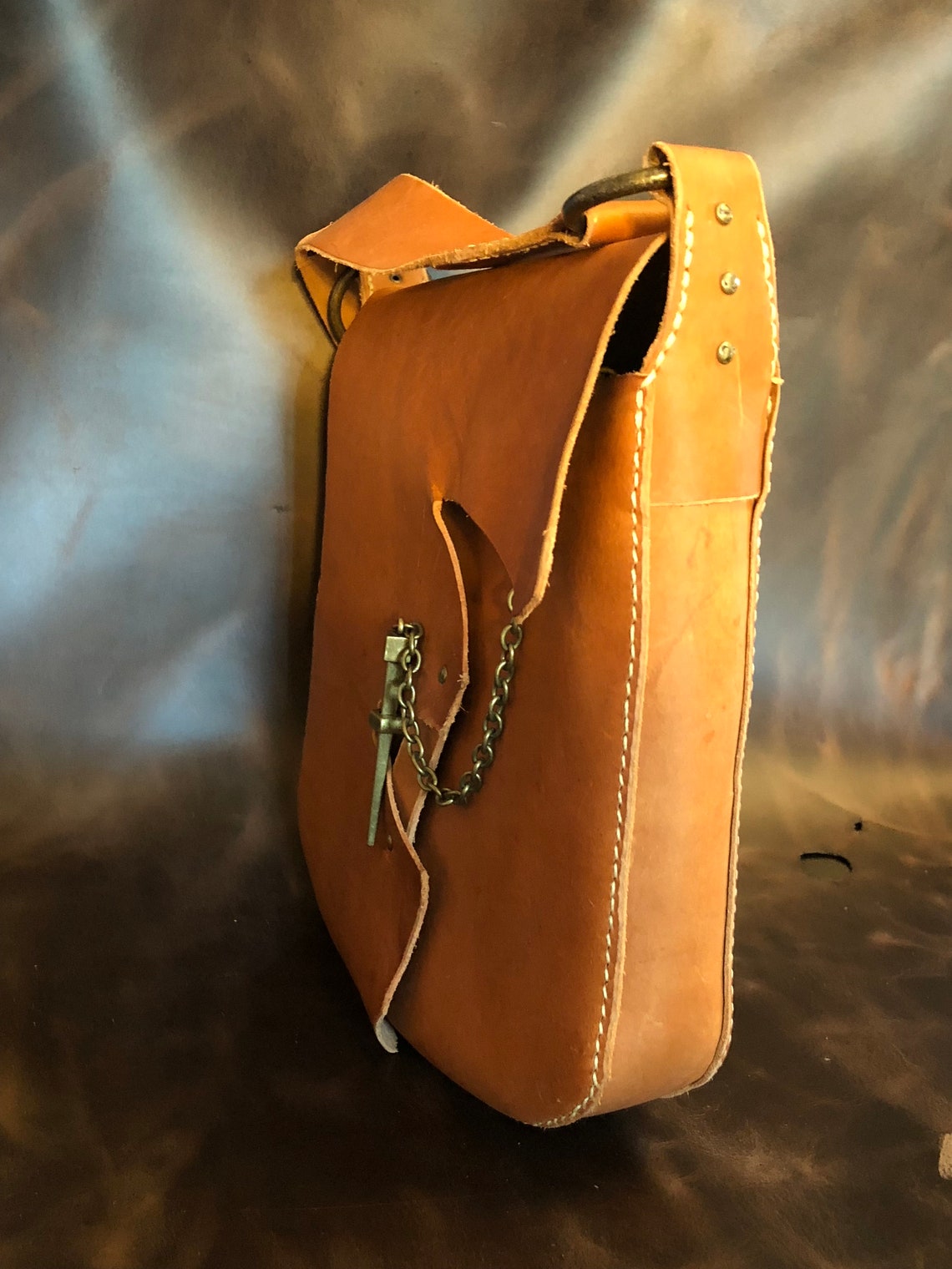 Messenger Bag With Pin Clasp Closure Etsy Israel