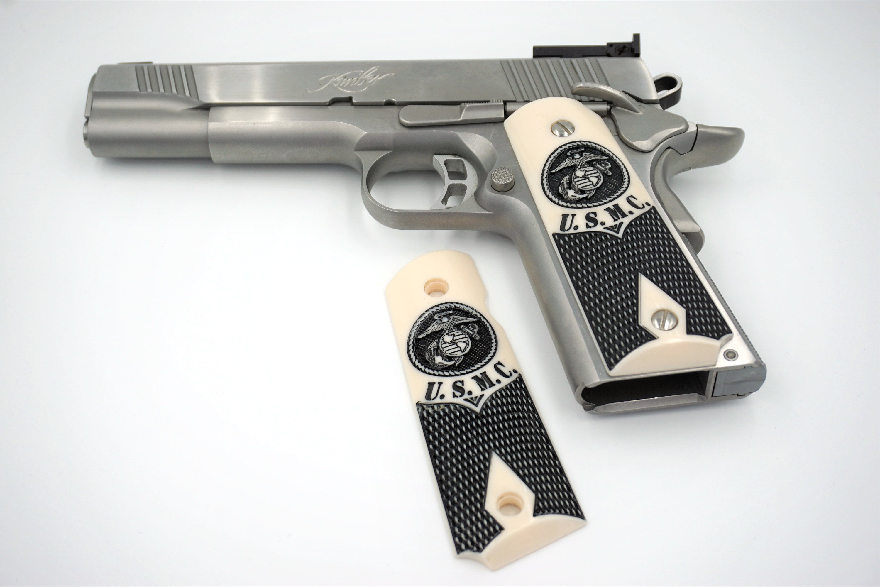 1911 Full Size U.S.M.C Custom Grips Colt Sig S&W Kimber RIA Etsy