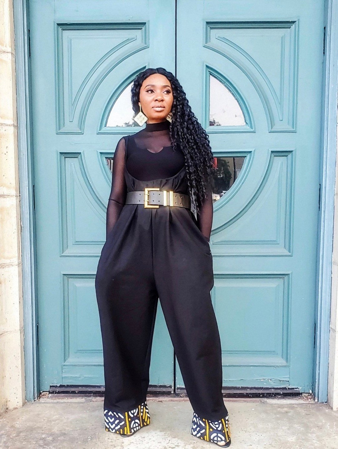 Black Denim Jumpsuit, Denim Fashion Jumpsuit, Party Jumpsuit, Dinner