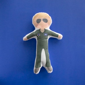 Pilot Doll, Air Force Pilot Plush Pillow, Military Pillow, Boys Pillow, Military Doll, Air Plane Nursery, Boy Gift, Air Force Doll