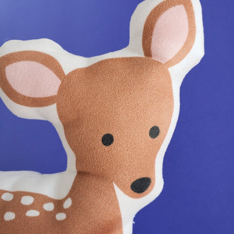 Deer Deer Plush Pillow Deer Pillow Kids Pillow Woodland Etsy