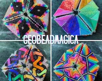 Over the Rainbow - Kaleidocycle Beading Pattern!