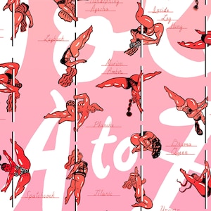 Pole Dance Moves Poster A to Z