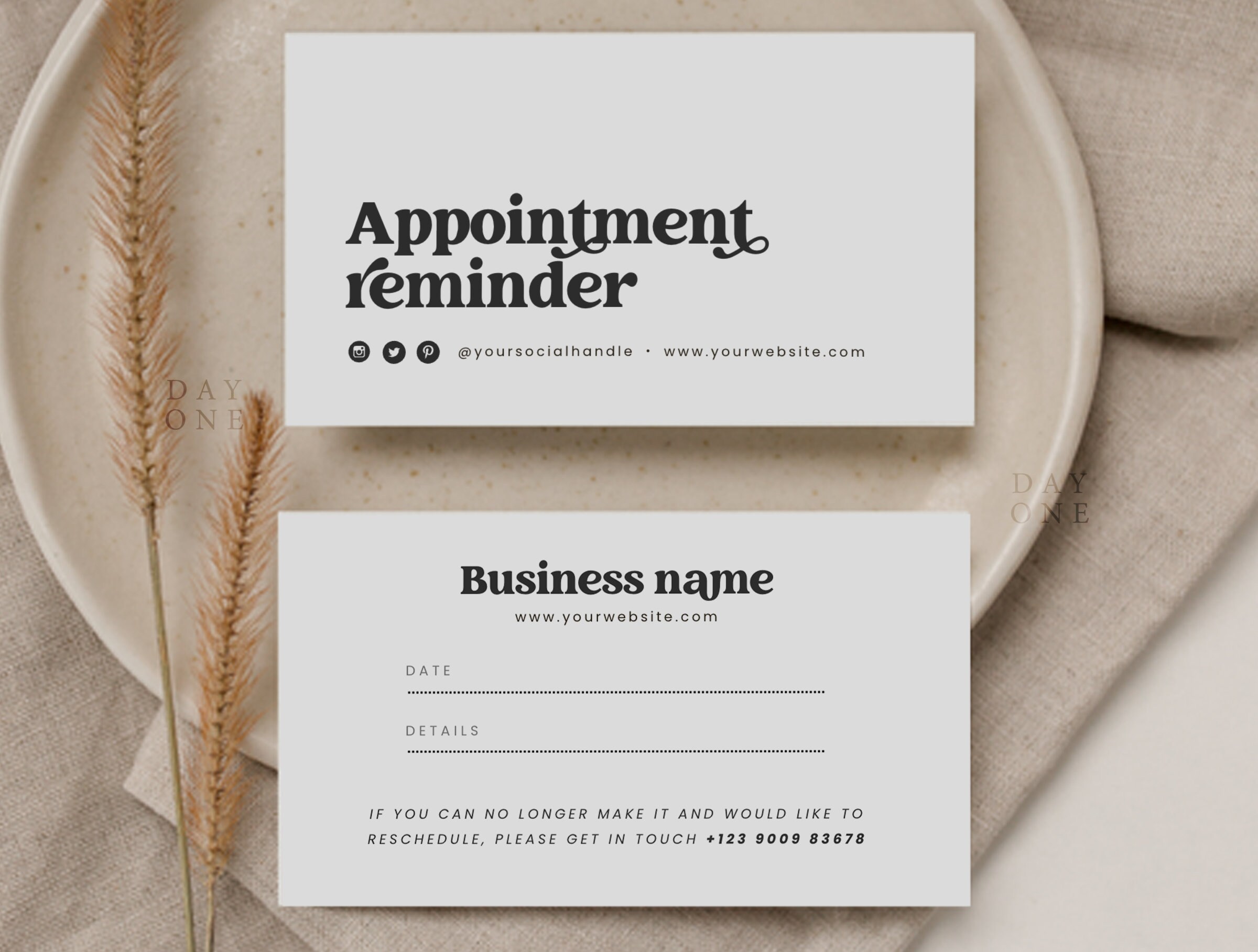 Appointment Reminder Template Canva Printable Appointment Etsy appointment-reminder-template-canva-printable-appointment-etsy