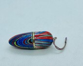 Art Deco unusual sewing Etui- capsule shape