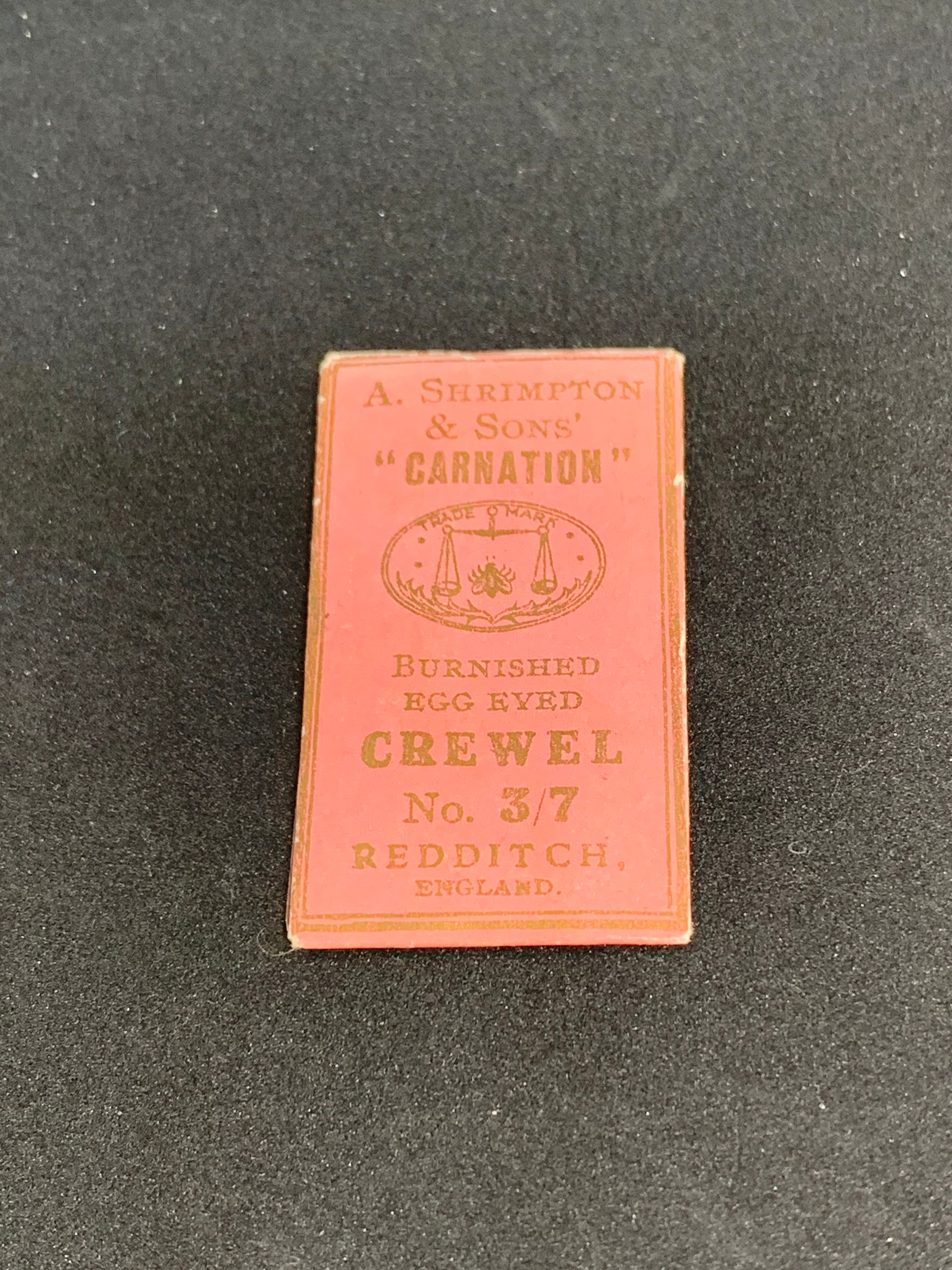 Antique Sewing Needles in original packet Shrimpton & Sons | Etsy