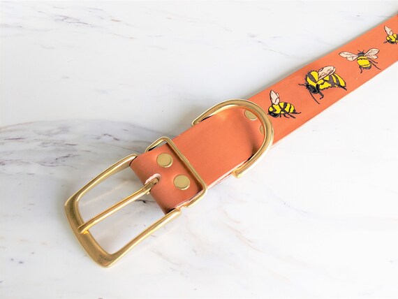 bumble bee dog collar