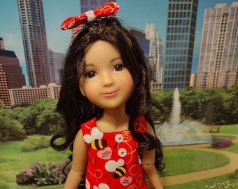 Valentine Doll Outfit: Fits 14-15" Ruby Red, Wellie Wishers, Glitter Girls