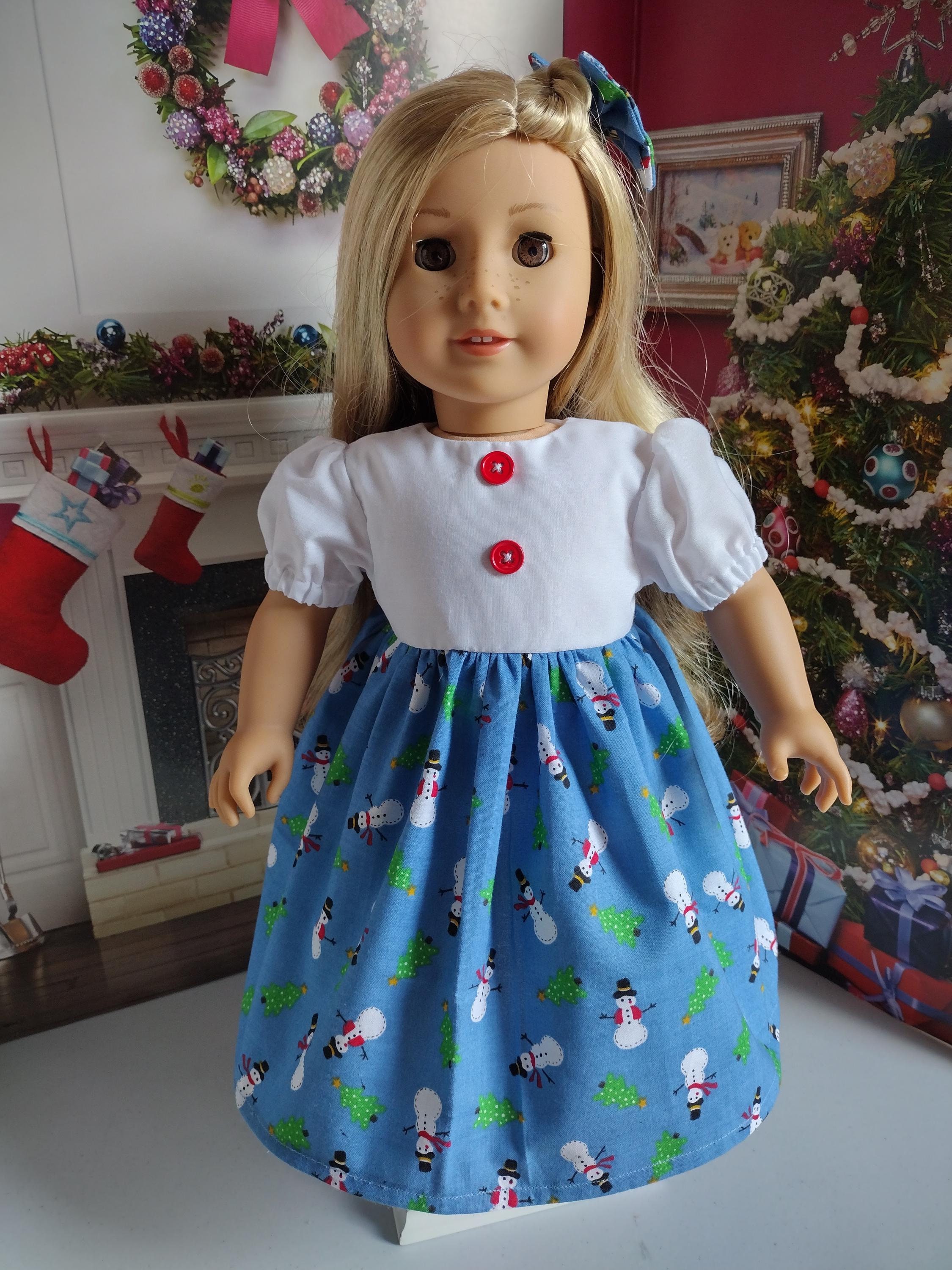 American Girl Molly Christmas Dress - Etsy