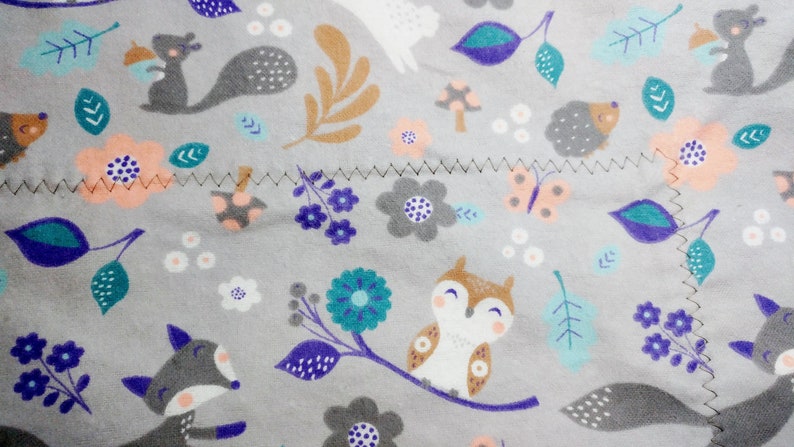 llama receiving blanket