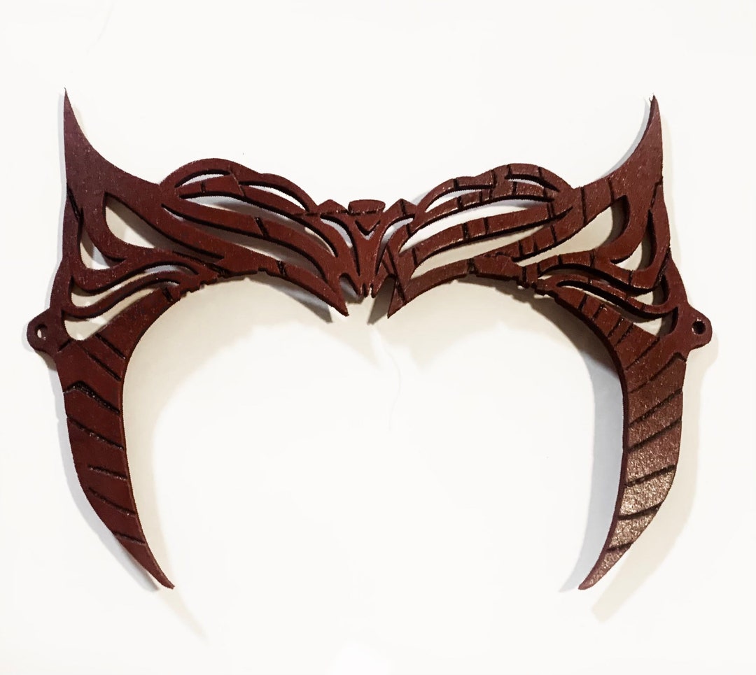 Scarlet Witch Crown. Dark Scarlet Witch Tiara. Multiverse Scarlet Witch